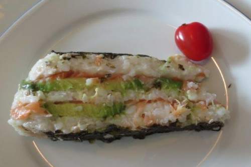 sushi cake - votre dieteticienne - valerie coureau